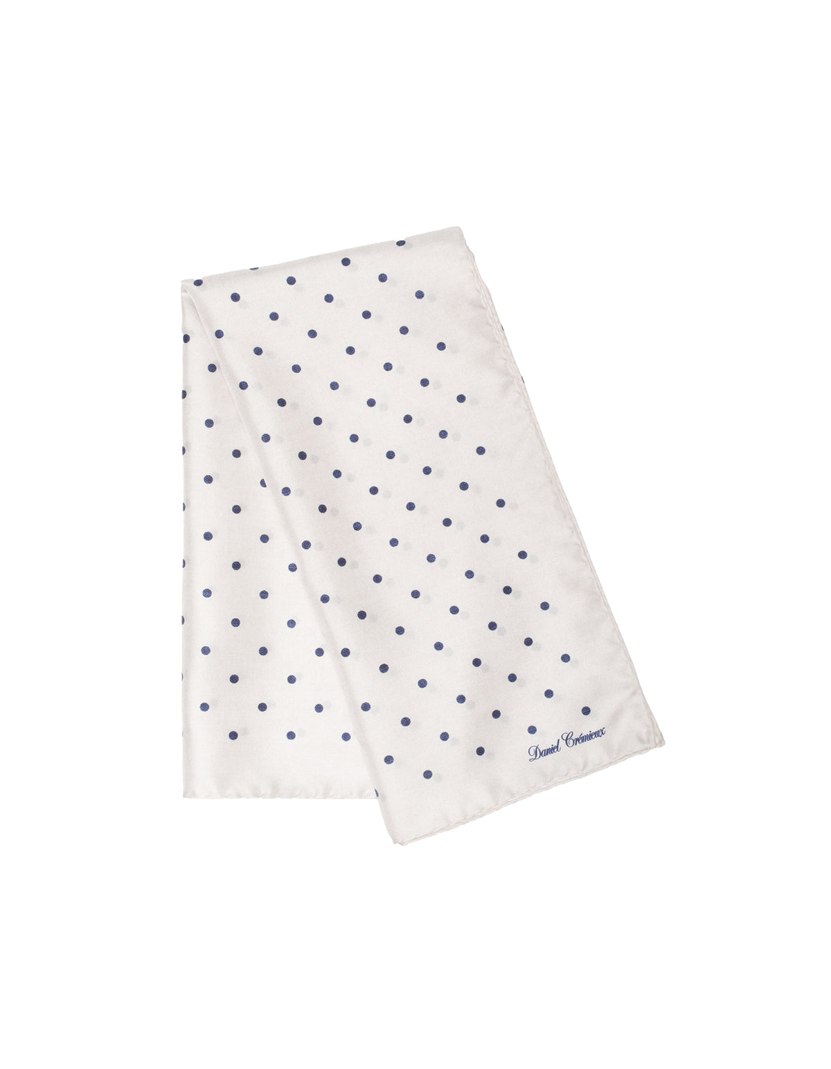 Silk Mini Dot Seersucker Bandana