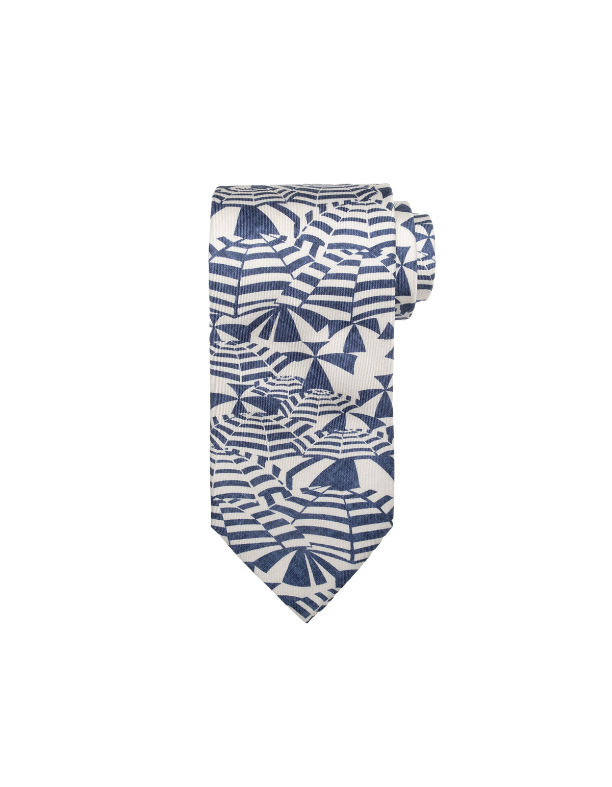 Silk Umbrella Print Tie