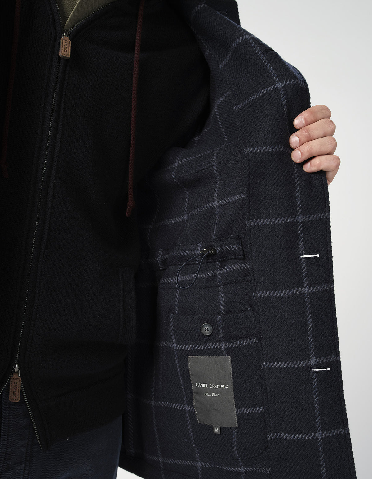 Hunting Check Safari Jacket