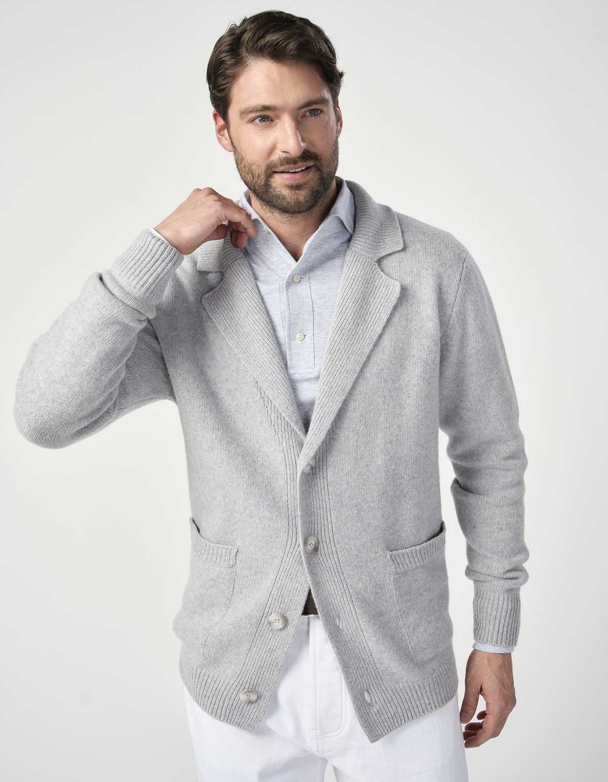 Wool Cashmere Cardigan