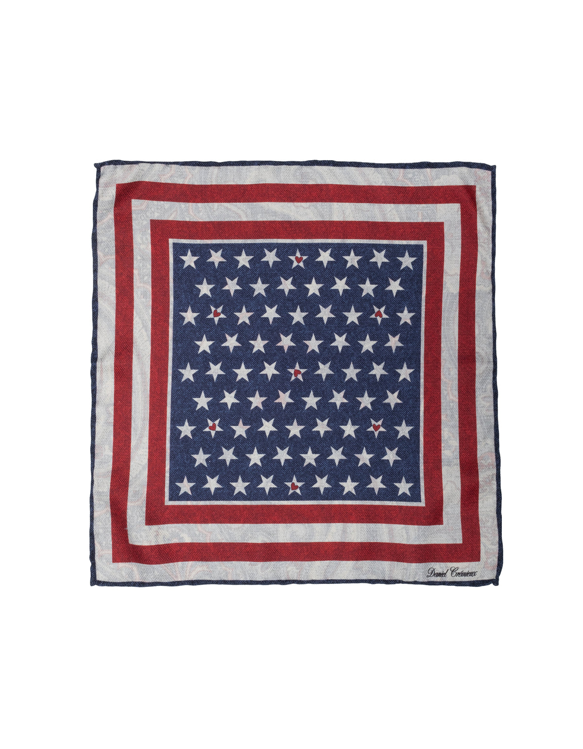 Silk American Flag Pocket Square