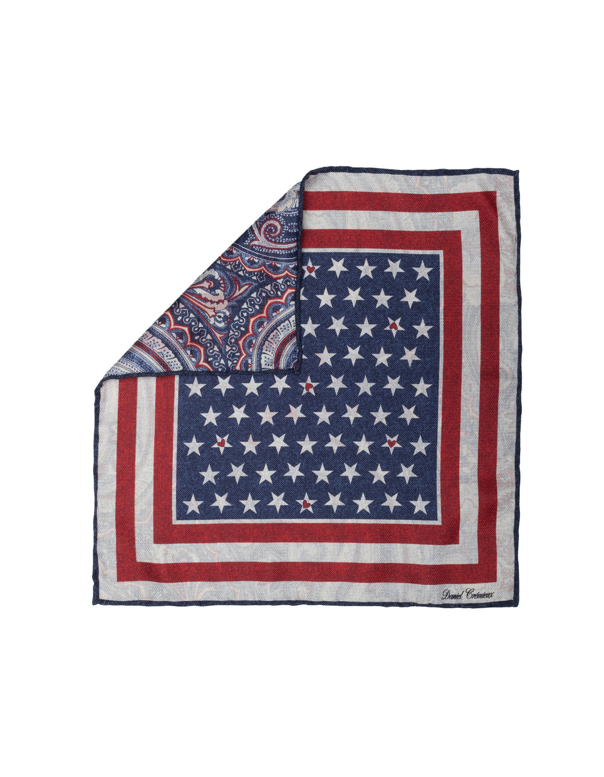 Silk American Flag Pocket Square